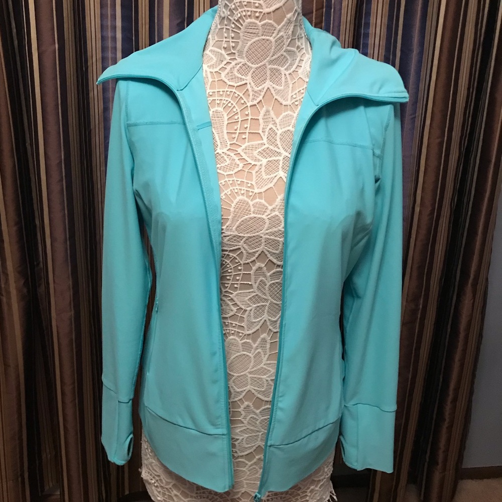 blue dry fit track jacket💙